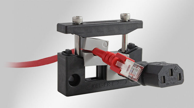 KEL-ER split cable entry frames for cables with connectors